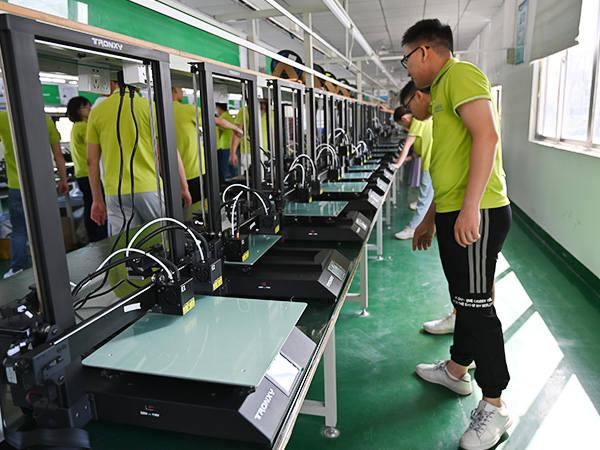 創星元3D打印機出貨測試